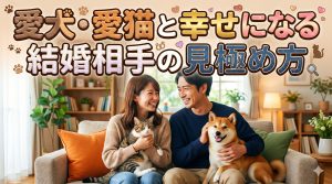 ペット婚活の罠を回避！愛犬・愛猫と幸せになる結婚相手の見極め方