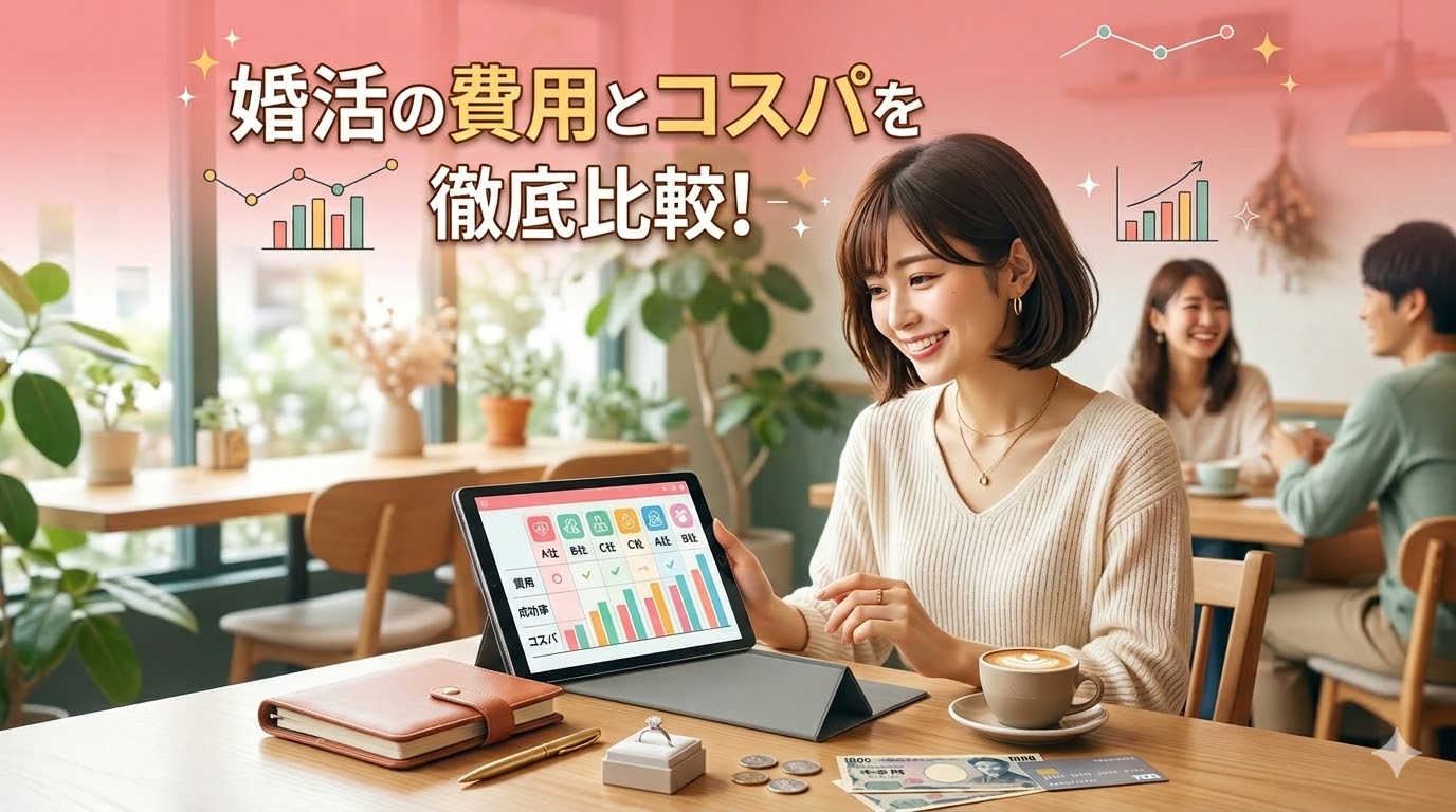 婚活の費用とコスパを徹底比較！見落としがちな「隠れコスト」の罠