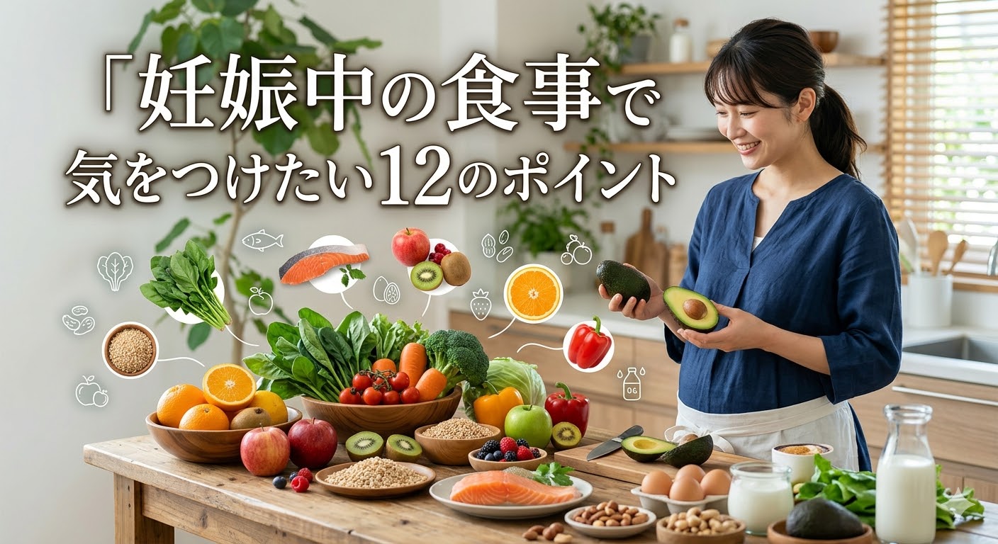 妊娠中の食事で気をつけたい12のポイント！胎児を守る栄養とNG食材