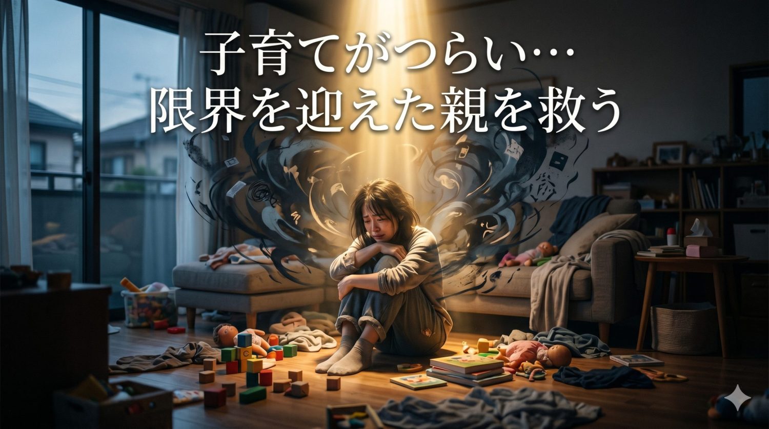 子育てがつらい…限界を迎えた親を救う「科学的な心のリセット法」と危ないサイン
