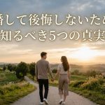 結婚15年の先輩が語る！結婚して後悔しないために知るべき5つの真実