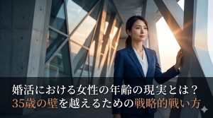 婚活における女性の年齢の現実とは？35歳の壁を越えるための戦略的戦い方