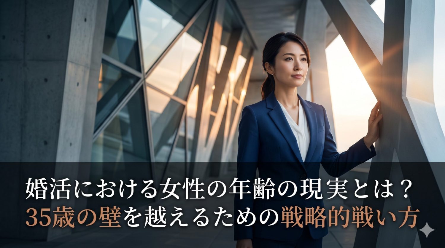 婚活における女性の年齢の現実とは？35歳の壁を越えるための戦略的戦い方