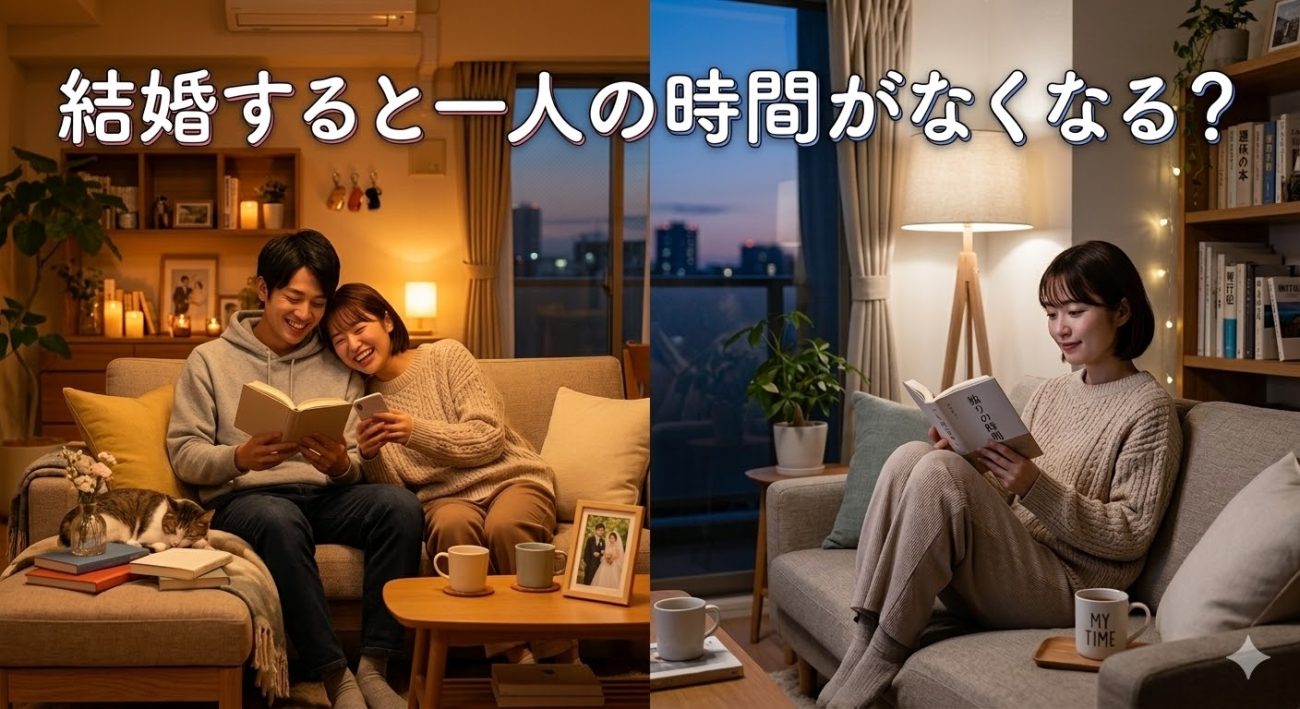 結婚すると一人の時間がなくなる？自由時間の作り方と心理学