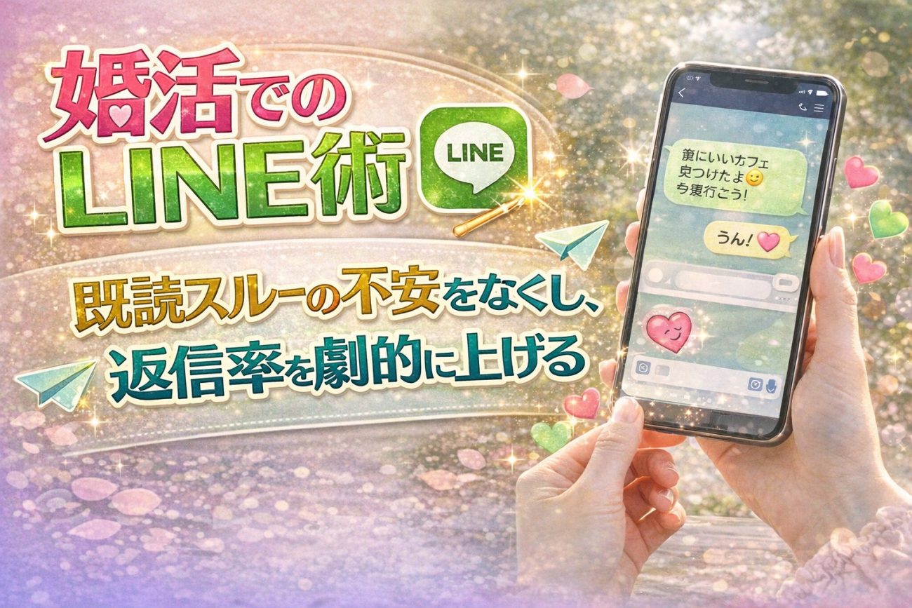 婚活でのLINE術｜既読スルーの不安をなくし、返信率を劇的に上げるコツ