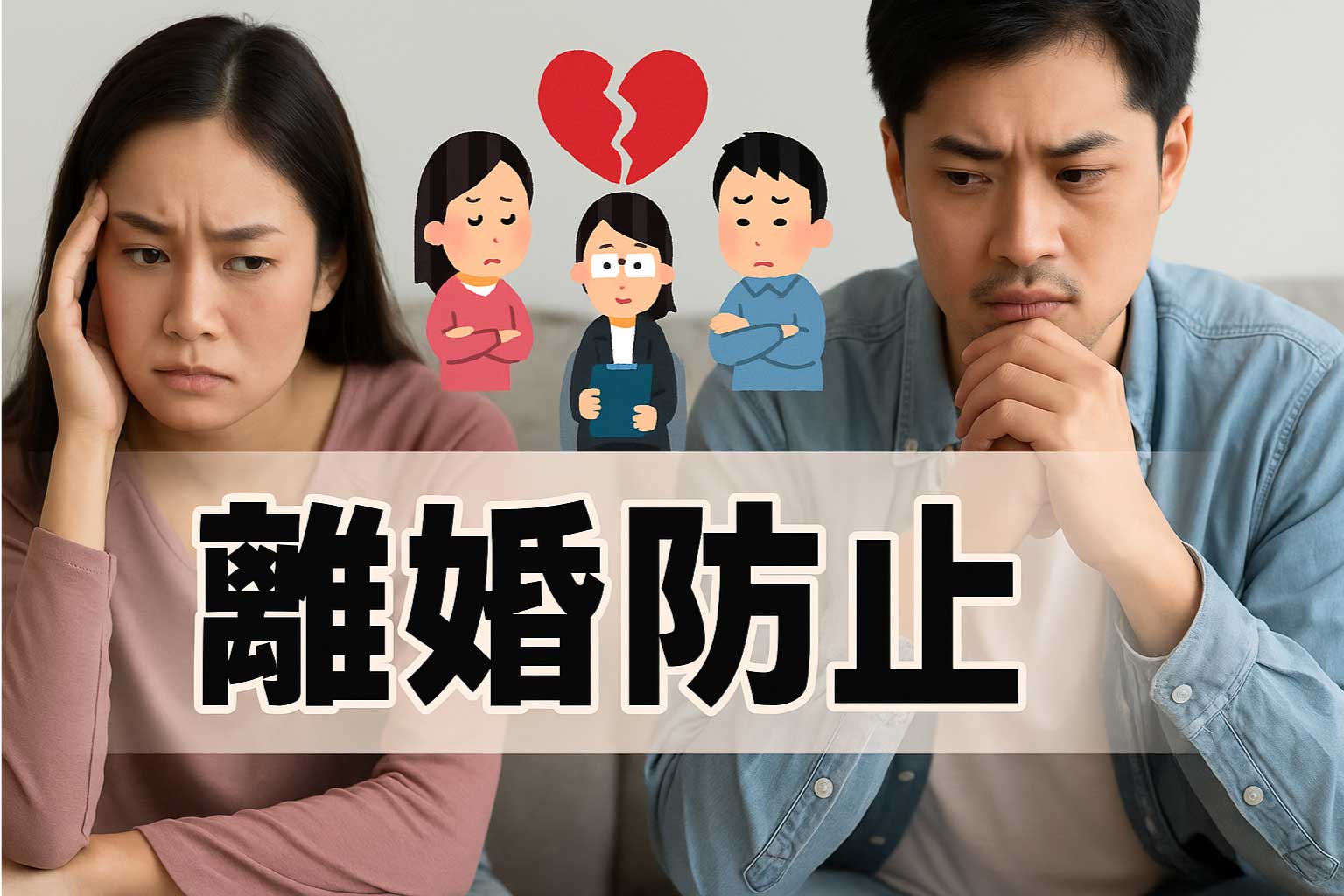 離婚を防ぐ夫婦カウンセリングの実態