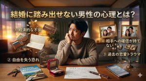 結婚に踏み出せない男性の心理とは？必要な「覚悟」と3つのステップ