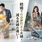 結婚でお金が貯まる夫婦・減る夫婦の違い！家計管理と3つの特徴