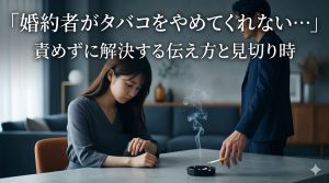 「婚約者がタバコをやめてくれない…」責めずに解決する伝え方と見切り時