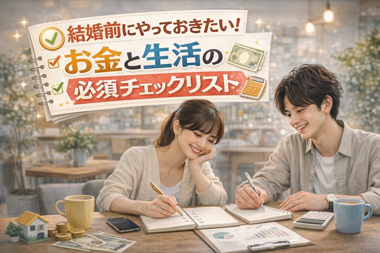 結婚前にやっておきたい！お金と生活の必須チェックリスト