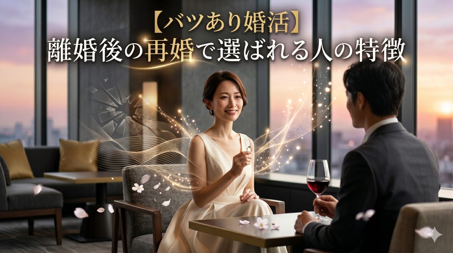 【バツあり婚活】離婚後の再婚で気をつけるべきことと選ばれる人の特徴
