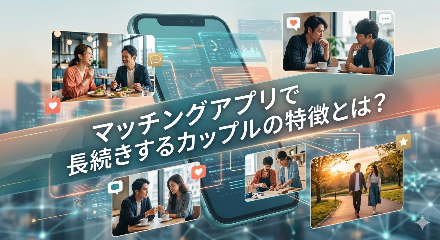 マッチングアプリで長続きするカップルの特徴とは？すぐ別れる人との違い