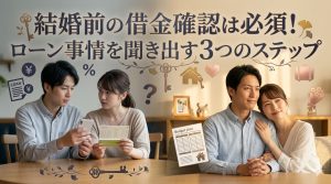 結婚前の借金確認は必須！相手のローン事情を聞き出す3つのステップ