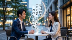 初対面で「また会いたい」と思わせる会話術が知りたい方へ