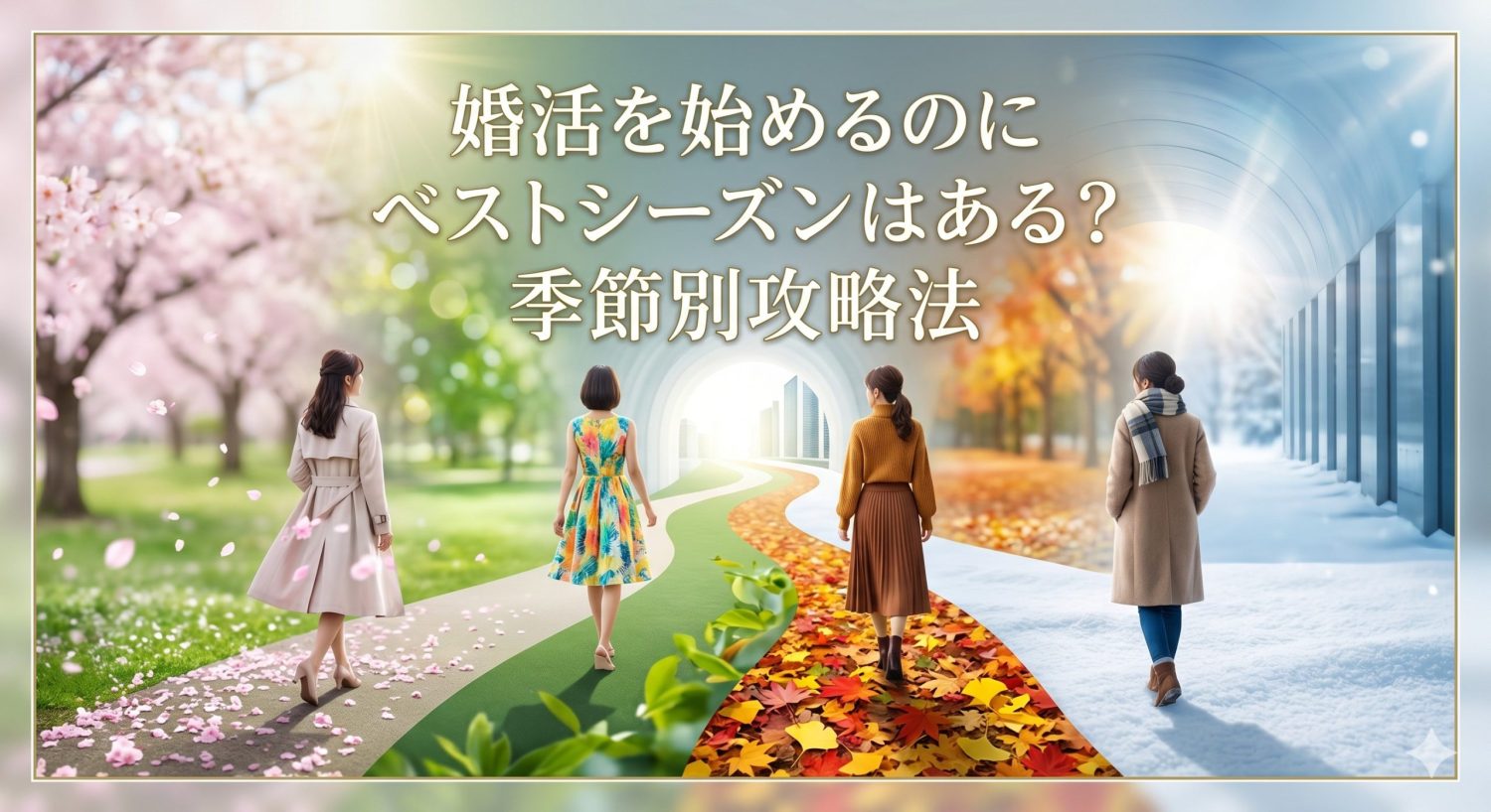 婚活を始めるのにベストシーズンはある？季節別の攻略法を解説