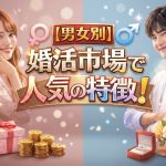 【男女別】婚活市場で人気の特徴！データが示す選ばれる理由