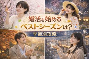 婚活を始めるのにベストシーズンはある？季節別の攻略法を解説