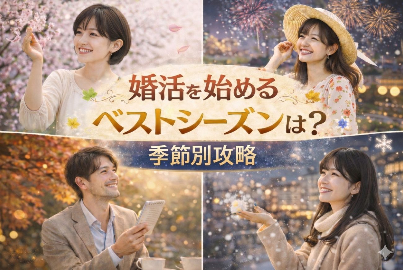 婚活を始めるのにベストシーズンはある？季節別の攻略法を解説