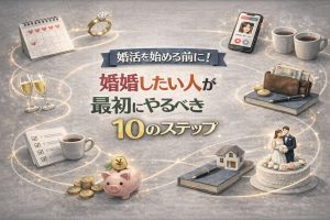 婚活を始める前に！結婚したい人が最初にやるべき10のステップ