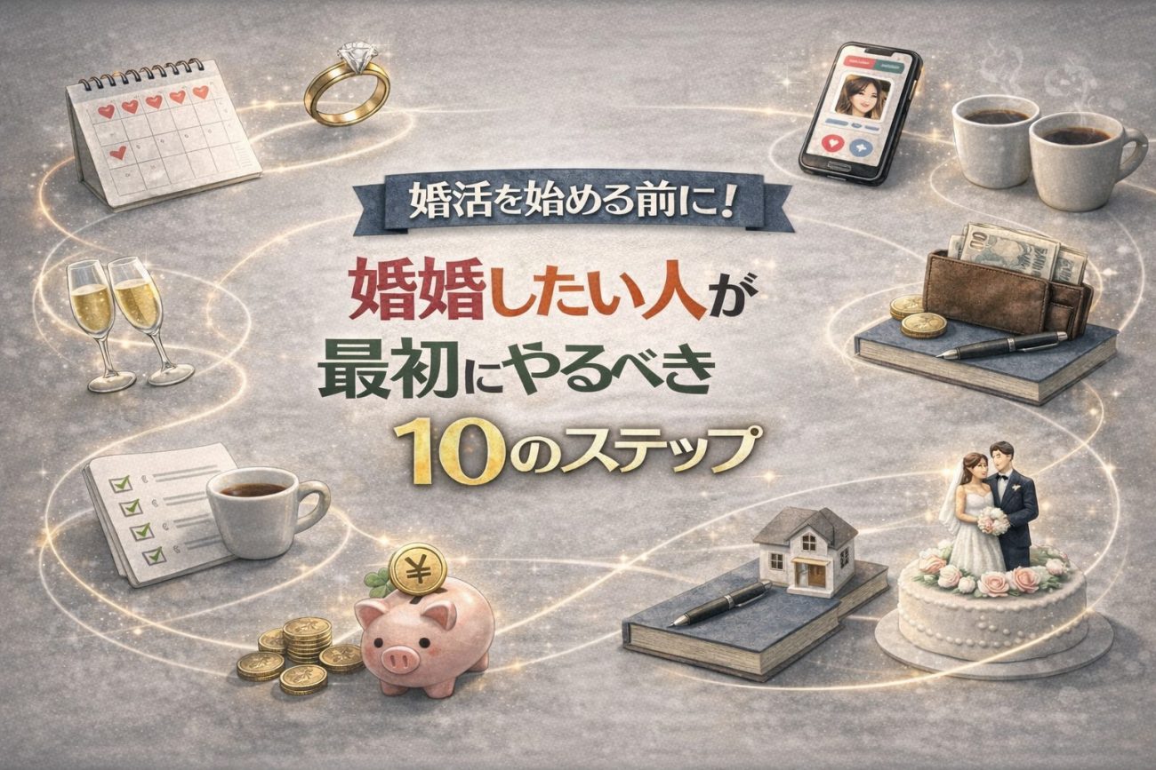 婚活を始める前に！結婚したい人が最初にやるべき10のステップ
