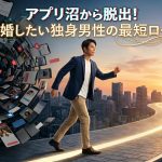 アプリ沼から脱出！結婚したい独身男性の最短ロードマップ