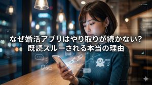 なぜ婚活アプリはやり取りが続かない？既読スルーされる本当の理由