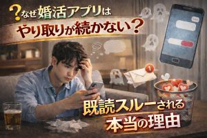 なぜ婚活アプリはやり取りが続かない？既読スルーされる本当の理由
