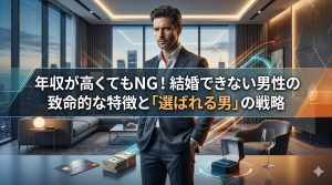年収が高くてもNG！結婚できない男性の致命的な特徴と「選ばれる男」の戦略