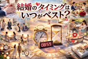 結婚のタイミングはいつがベスト？後悔しない年齢別のリアル事情