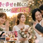 結婚で幸せを掴んだ女性たちの共通習慣！愛される人の考え方