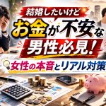 結婚したいけどお金が不安な男性必見！女性の本音とリアル対策