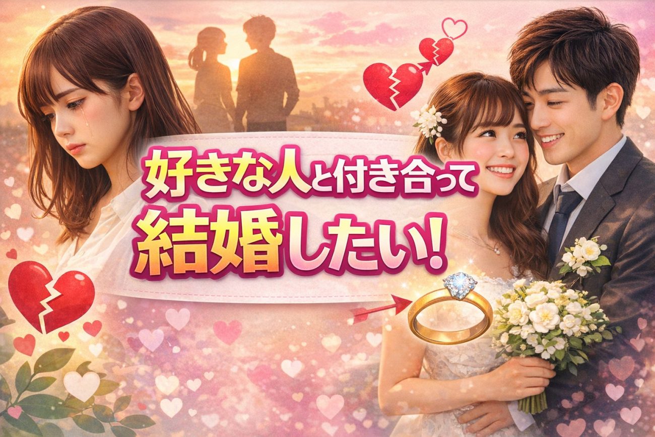 好きな人と付き合って結婚する方法とは？報われない恋から抜け出す心理学