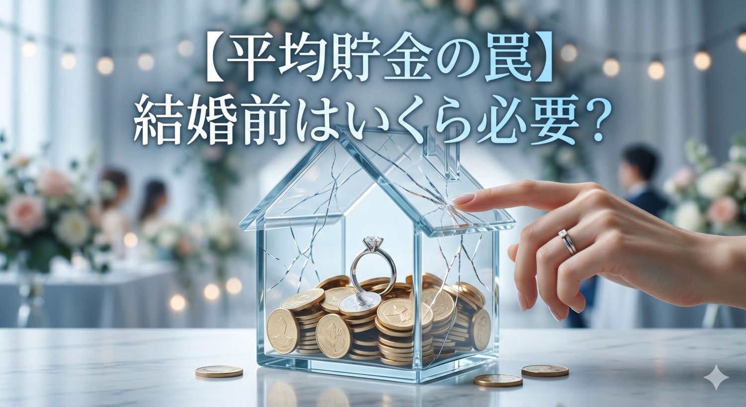 【平均貯金の罠】結婚前はいくら必要？後悔しないための現実的な目安と真実のデータ