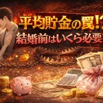 【平均貯金の罠】結婚前はいくら必要？後悔しないための現実的な目安と真実のデータ