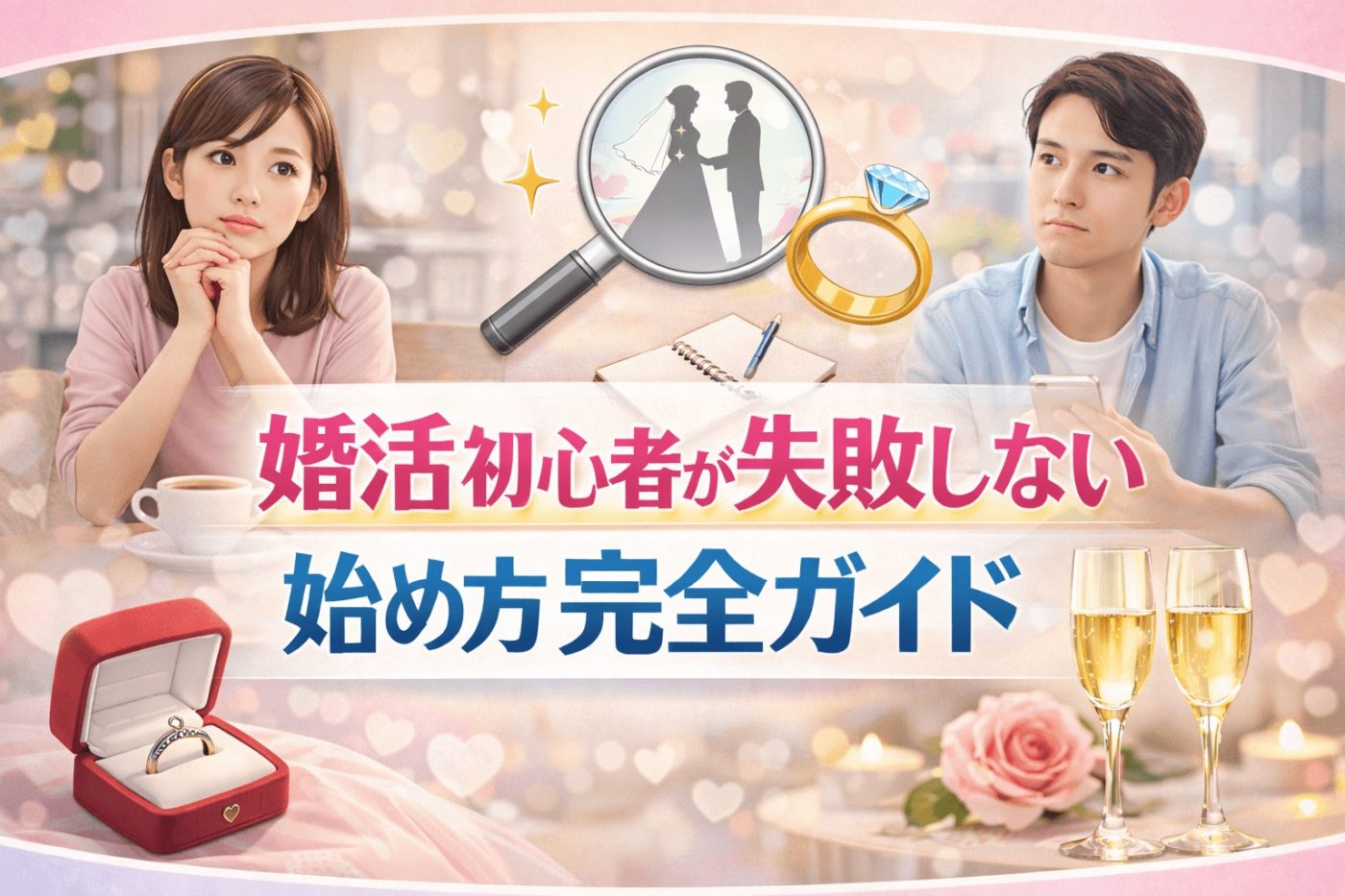 【2026年最新版】婚活初心者が失敗しない始め方完全ガイド｜7ステップで理想の結婚へ