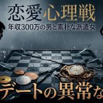 【恋愛心理戦】年収300万の男と素朴な派遣女、格安ファミレスデートの異常な結末